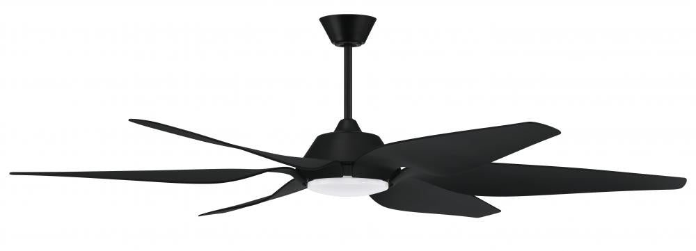 Craftmade ZOOM ZOM66FB6 Fan Contemporary - Flat Black