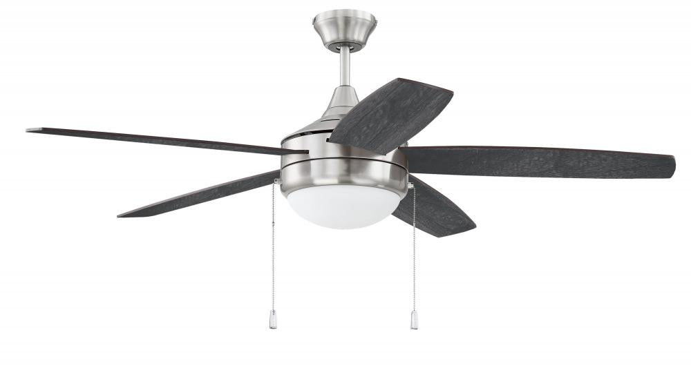 Craftmade PHAZE 5 PHA52BNK5-BNGW Fan Transitional - Brushed Polished Nickel