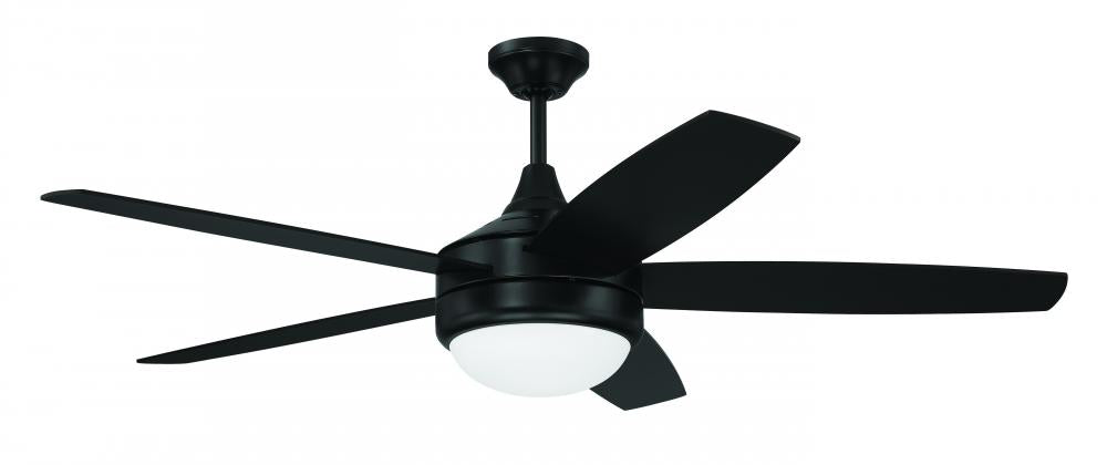 Craftmade PHAZE II 5- BLADE PHZ52FB5 Fan - Flat Black