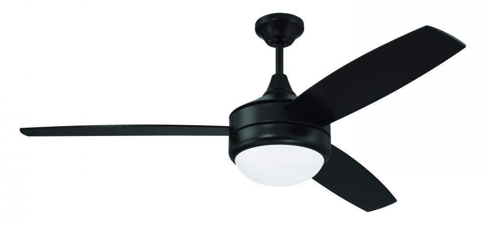 Craftmade PHAZE II 3-BLADE PHZ52FB3 Fan - Flat Black