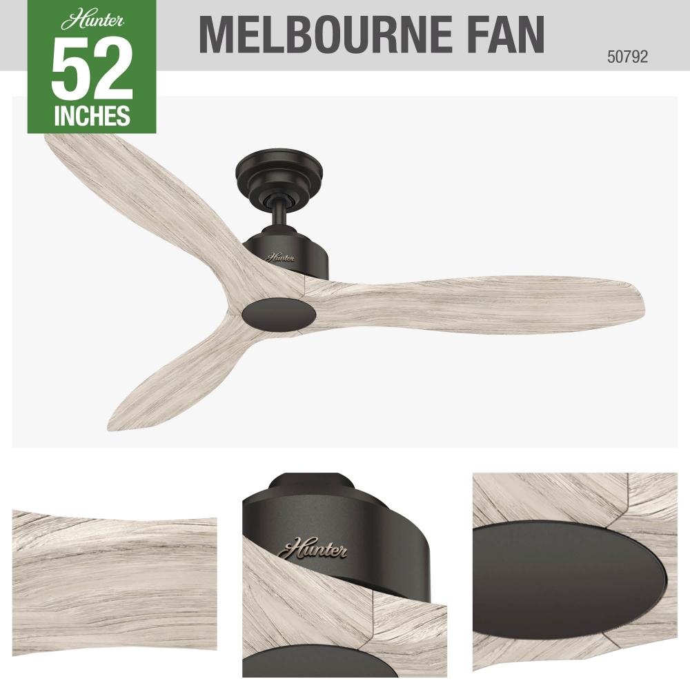 Hunter MELBOURNE 50792 Fan Casual - Noble Bronze