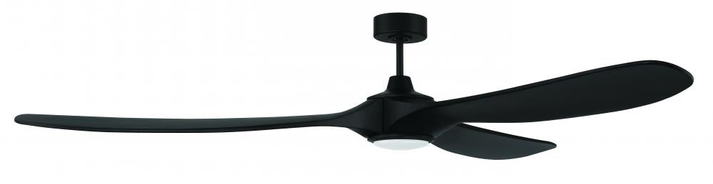 Craftmade ENVY 84 EVY84FB3 Fan Contemporary - Flat Black