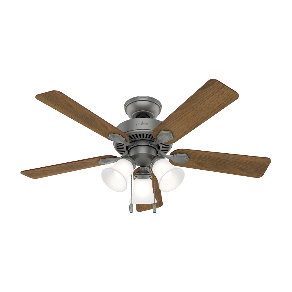 Hunter SWANSON 50882 Fan Traditional - Matte Silver