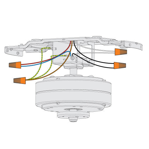 Casablanca Fan Company DURANT 54103 Fan - Snow White