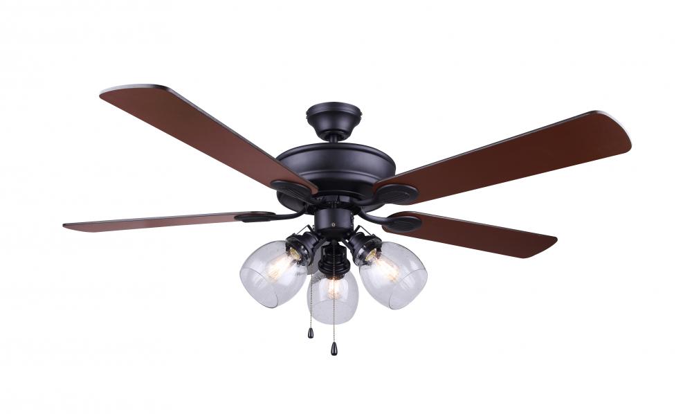 Canarm CF52CAR5BK Fan Traditional - Black