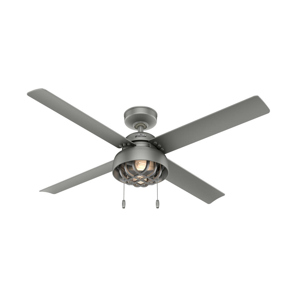 Hunter SPRING MILL 50339 Fan Industrial - Matte Silver