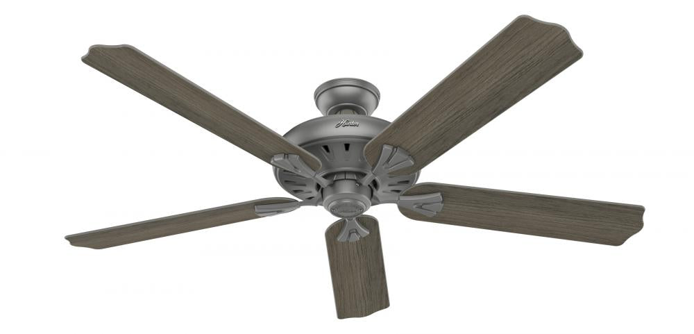 Hunter ROYAL OAK 51119 Fan Country Rustic - Matte Silver