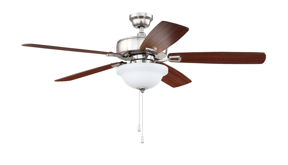 Craftmade TWIST N CLICK TCE52BNK5C1 Fan Transitional - Brushed Polished Nickel