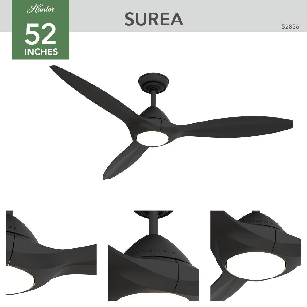 Casablanca Fan Company SUREA 52856 Fan Modern - Matte Black