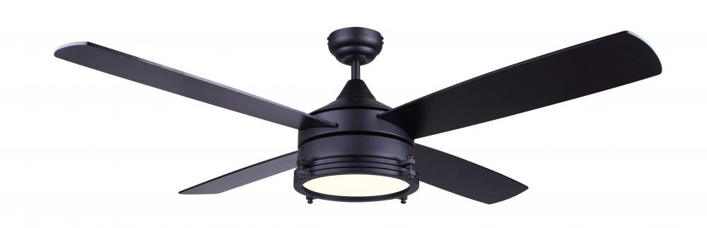 Canarm CF52SIM4BK Fan Traditional - Matte Black