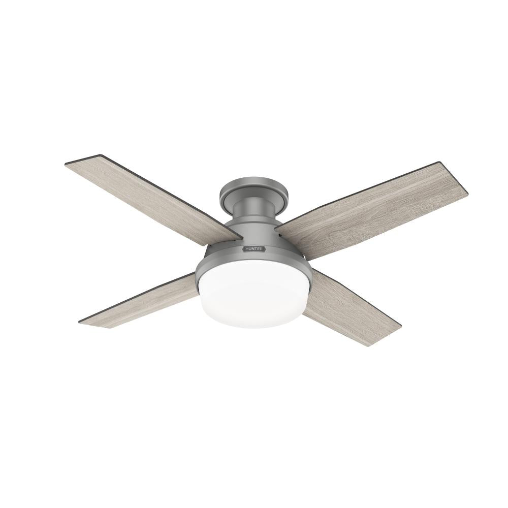 Hunter DEMPSEY 51757 Fan Modern - Matte Silver